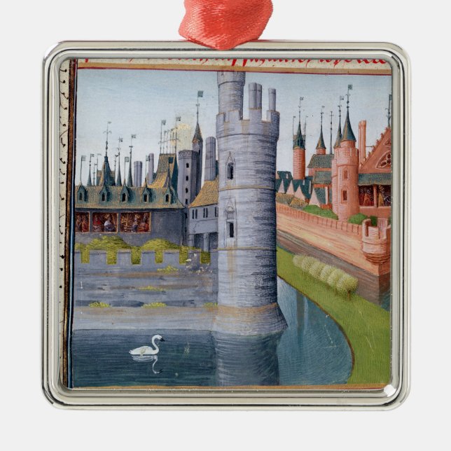 Livet av Louis II 'Stammerer'en Julgransprydnad Metall (Framsidan)