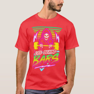 Livet bakom galler Gимнастика Reaper Retro Neon Sy T Shirt
