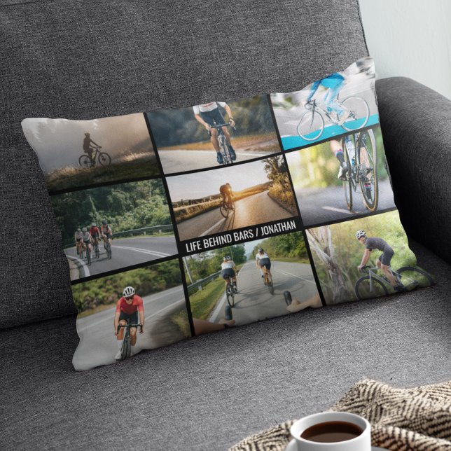 Livet bakom Pub Anpassar Bilder cykelns Älskare Prydnadskudde (Skapare uppladdad)