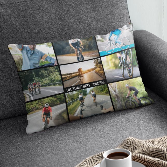Livet bakom Pub Anpassar Bilder cykelns Älskare Prydnadskudde (Skapare uppladdad)