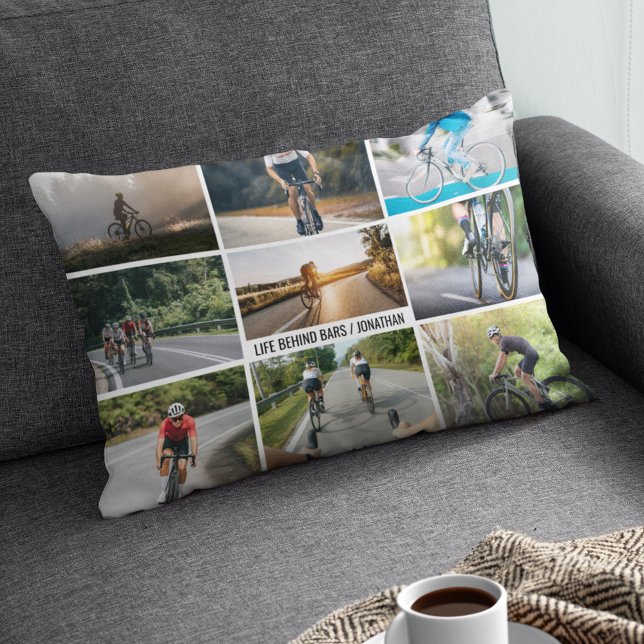 Livet bakom Pub Anpassar Bilder cykelns Älskare Prydnadskudde (Skapare uppladdad)