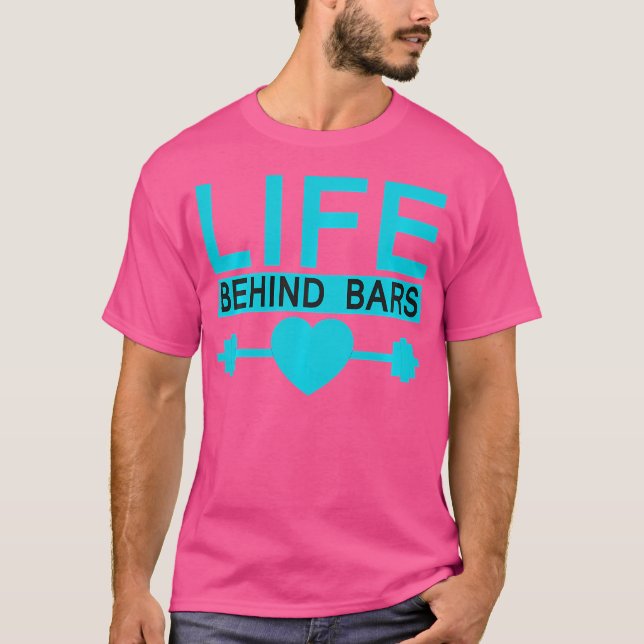 Livet bakom Pubens kroppsbyggare T Shirt (Framsida)