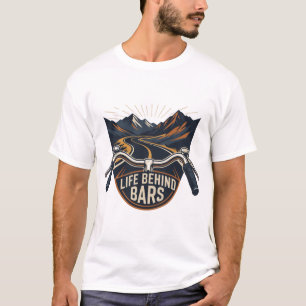 Livet bakom stängerna Cykling Äventyr Bergsväg T Shirt