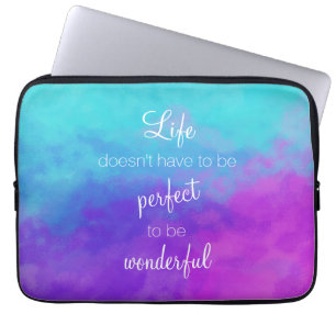 Livet behöver inte vara Perfekt Laptop Fodral