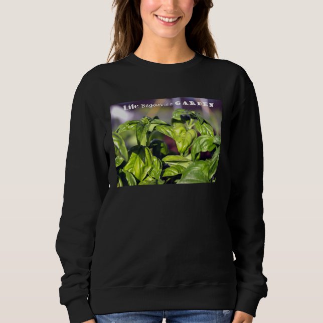 Livet började i en trädgård t shirt (Framsida)