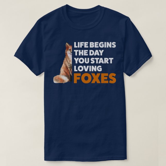Livet börjar den dag du föder djur för t shirt (Design framsida)