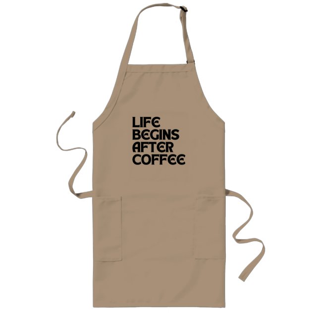 LIVET BÖRJAR EFTER KAFÉ LÅNGT FÖRKLÄDE (Framsidan)