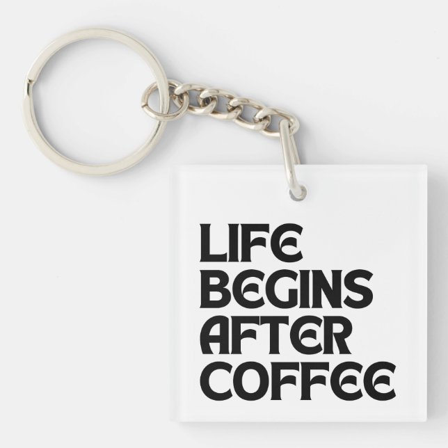 LIVET BÖRJAR EFTER KAFFE (Framsidan)