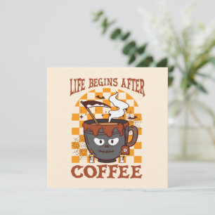 Livet börjar efter kaffe - Witchy Halloween
