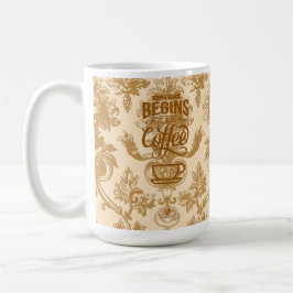 Livet börjar med kaffemugg