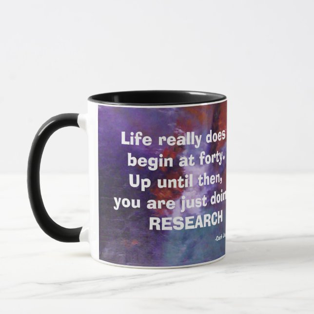 LIVET BÖRJAR PÅ FJÄRDE KAFFE MUGG (Vänster)