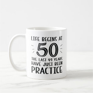 Livet börjar vid 50 kaffemugg