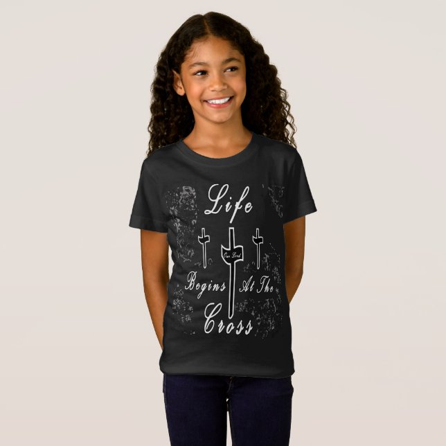 Livet börjar vid kor t shirt (Hel framsida)