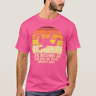 Livet börjar vid slutet av din ansträngning Zona M T Shirt