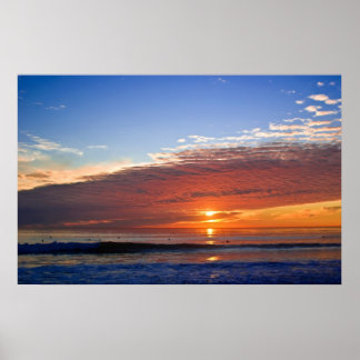 Livet börjar vid solnedgången poster