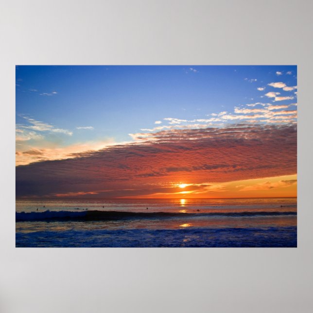 Livet börjar vid solnedgången poster (Framsidan)