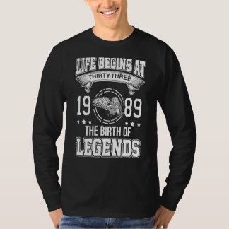 Livet börjar vid trettiotredje året 1989 vid Lèses T Shirt