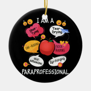 Livet Changing ParaProfessional - Para Squad Parap Julgransprydnad Keramik