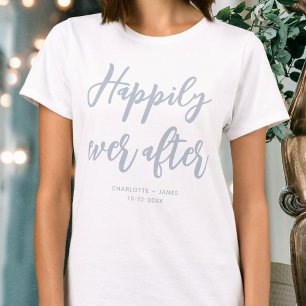 Livet efter bröllopet Personlig dammig blå T Shirt