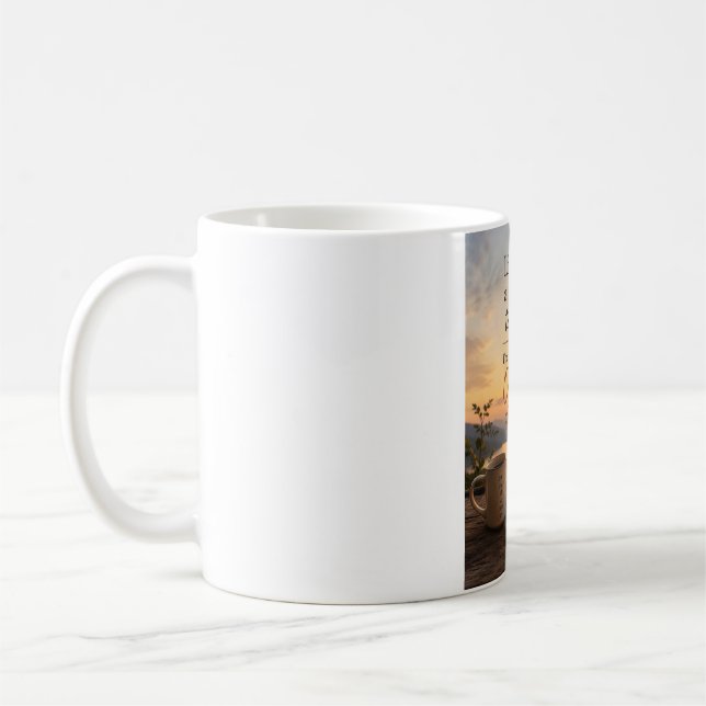 Livet enkelt matte 1 dag i taget kaffemugg (Vänster)