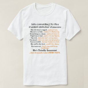 Livet enligt fascismens diktator Wannabe... T Shirt