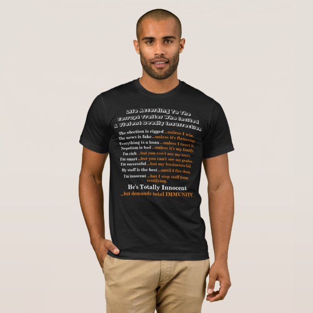 Livet enligt korrupt Traitor......... T Shirt (Hel framsida)