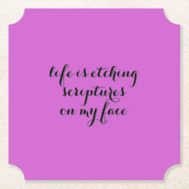 Livet Etching 2 Underlägg Papper