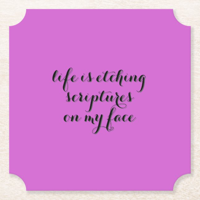 Livet Etching 2 Underlägg Papper (Framsida)