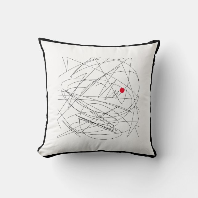 Livet. Fokusera. Cushion Pillow för abstraktens mi Kudde (Framsida)