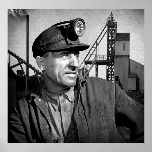 LIVET FÖR EN KOL MINER POSTER (Framsidan)