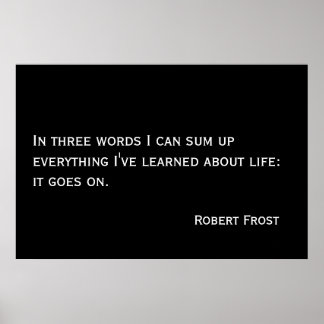 Livet fortsätter poster