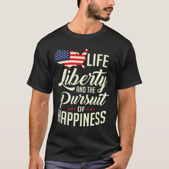 Livet fri och lyckönskningar t shirt (Framsida)
