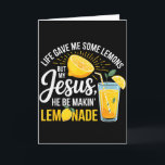 Livet Gav Mig Citroner Jesus Citronade Roligt Kris Kort<br><div class="desc">Livet Gav Mig Citroner Jesus Citronade Roligt Kristet Positivt</div>
