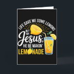 Livet Gav Mig Citroner Jesus Citronade Roligt Kris Kort<br><div class="desc">Livet Gav Mig Citroner Jesus Citronade Roligt Kristet Positivt</div>