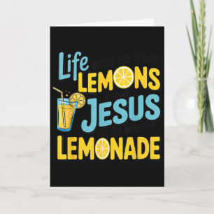 Livet gav mig lite citron men min Jesus gör Kort