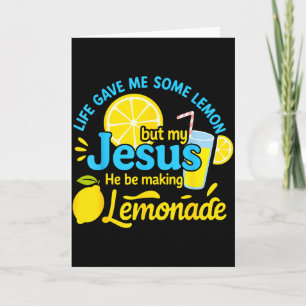 Livet Gav Mig Några Citroner Men Min Jesus Han Gör Kort
