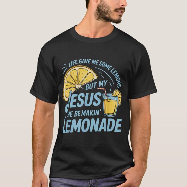 Livet gav mig några lektioner, men min Jesus Skapa T Shirt (Framsida)