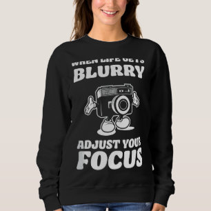 Livet ger oskarp fotografering av fotokameror t shirt