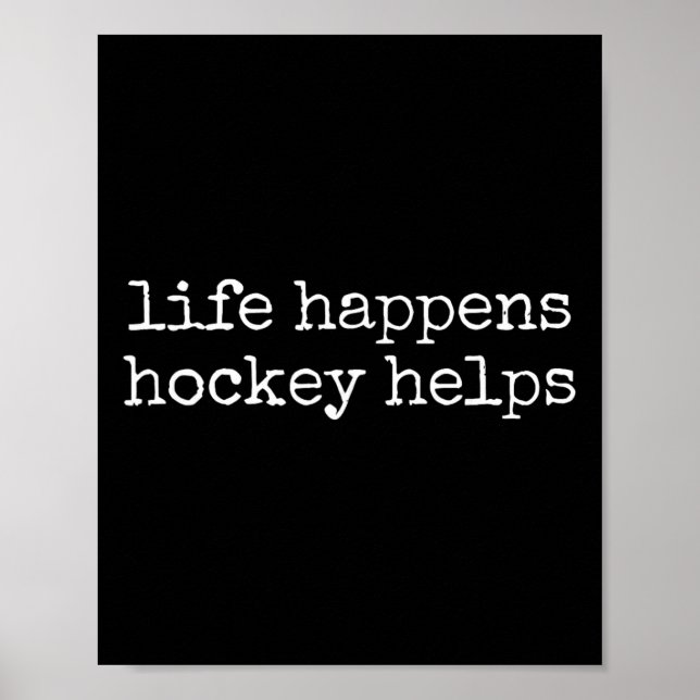 Livet Händer Hockey Hjälper _3 Poster (Framsidan)