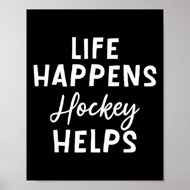 Livet Händer Hockey Hjälper _4 Poster (Framsidan)