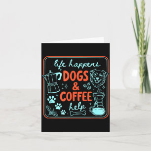 Livet händer hundar och kaffe hjälper hundmamma hu kort