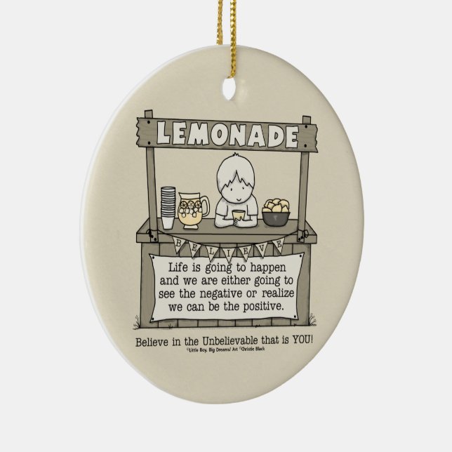 Livet händer julgransprydnad keramik (Höger)