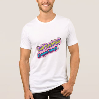 Livet händer - kaffe hjälper estetiska t-shirts ko