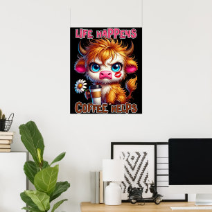 Livet Händer Kaffe Hjälper Poster