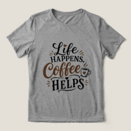 Livet Händer Kaffe Hjälper T Shirt