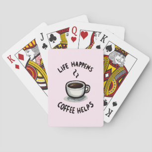 Livet händer, kaffehjälpen - för kaffe Älskare Casinokort