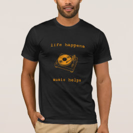 Livet Händer Musik Hjälper | Musikälskarepresent T Shirt