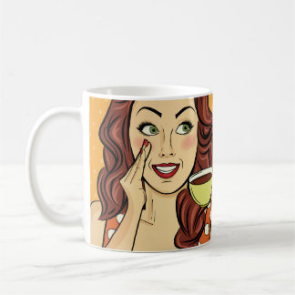 "Livet händer när du tappar." 11 oz mugg. Kaffemugg