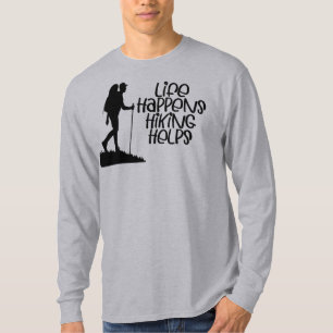 Livet Händer Promenad Hjälper, Rolig Promenad T Shirt