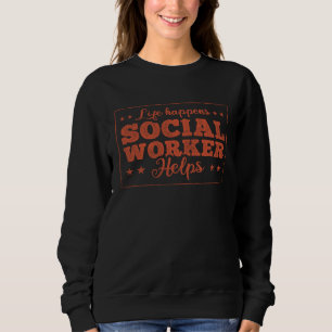 Livet Händer Socialarbetare Hjälper Socialarbetare T Shirt